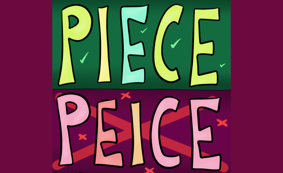 peices or pieces