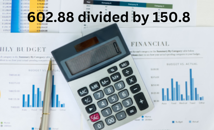 602.88 divided by 150.8